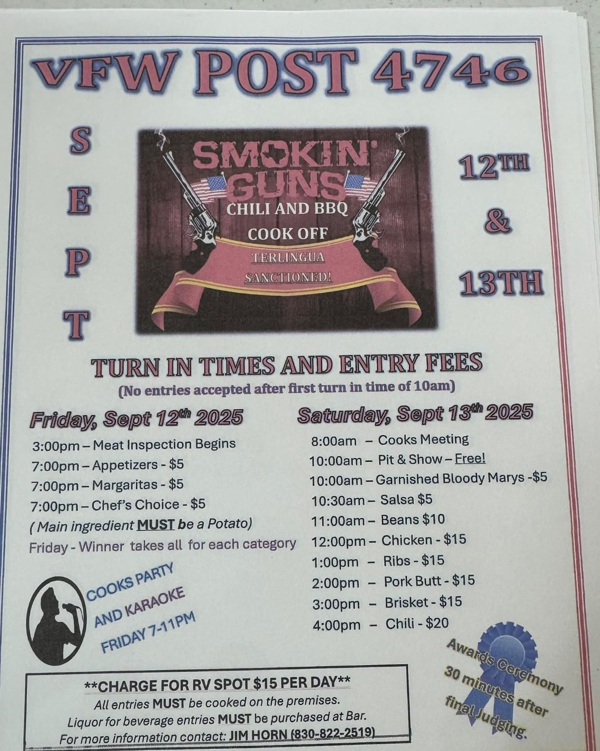 Cookoff poster