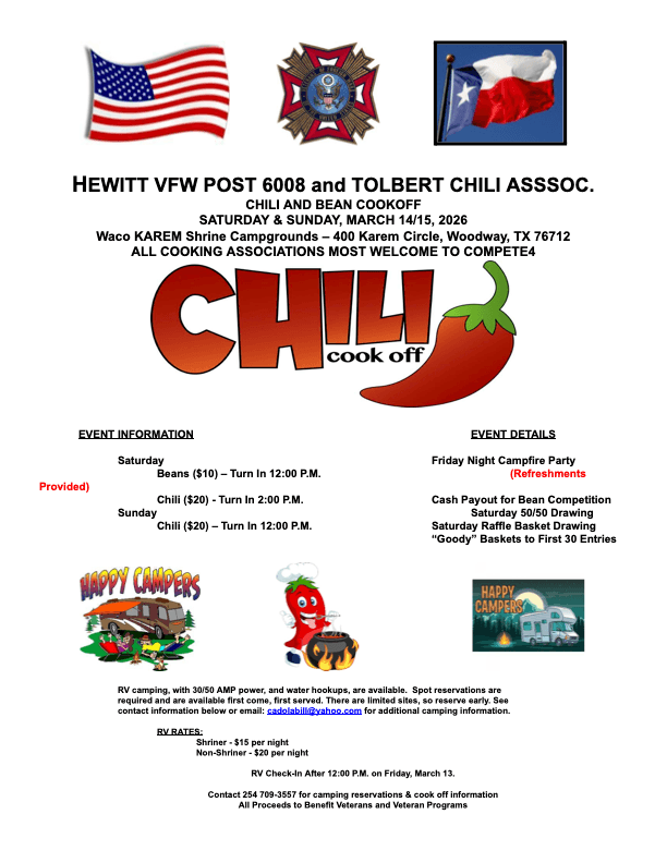 Cookoff poster