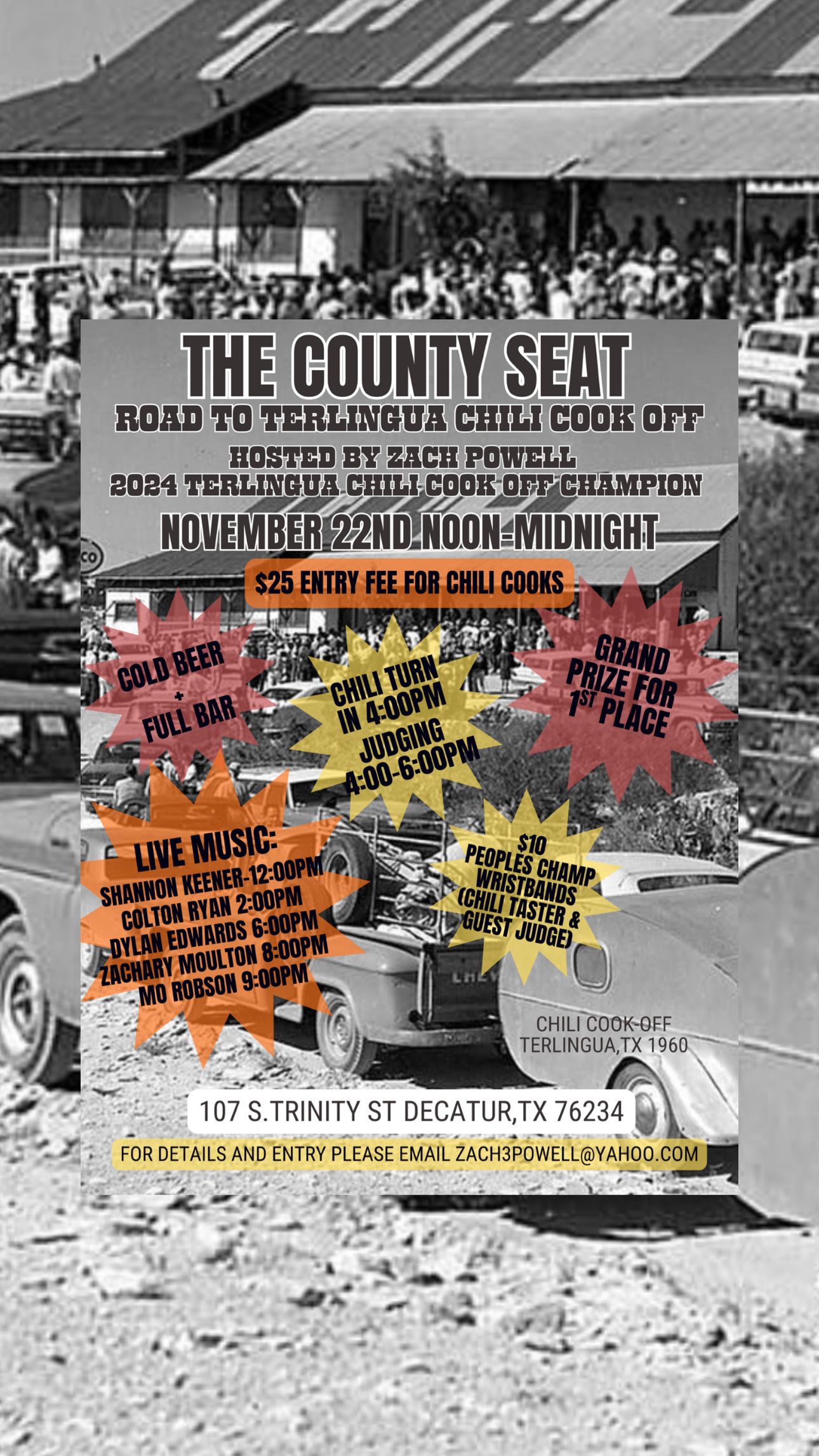 Cookoff poster